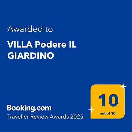Villa Podere Il Giardino Castiglion Fiorentino Exteriör bild